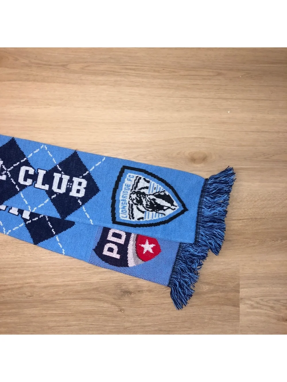 LIONSBRIDGE FC FOOTBALL CLUB FOUNDING MEMBER SCARF ERREA SOCCER USL RARE